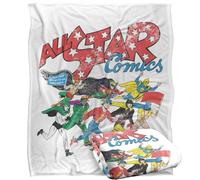 LOGOVISION Justice League All Star Comics Manta súper Suave con Tacto Sedoso - 152 x 127 cm