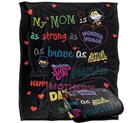LOGOVISION Justice League Blanket, 152 x 127 cm DC Mother's Day Kawaii Silky Touch Super Soft Throw Blanket