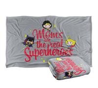 LOGOVISION Justice League Mother's Day Moms Are The Real Superheroes Manta súper Suave con Tacto Sedoso - 91 x 147 cm