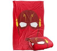 LOGOVISION Justice League The Flash Mask Manta súper Suave con Tacto Sedoso - 91 x 147 cm