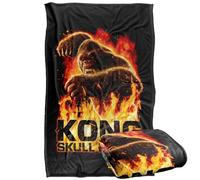 LOGOVISION Kong Skull Island out of The Fire Manta súper Suave con Tacto Sedoso - 91 x 147 cm
