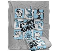 LOGOVISION Looney Tunes Blanket, 152 x 127 cm, The Looney Bunch Silky Touch Super Soft Throw