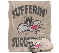 LOGOVISION Looney Tunes The Sufferin' Succaotash Manta súper Suave con Tacto Sedoso - 152 x 127 cm