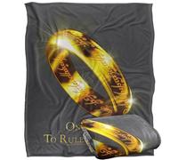LOGOVISION Lord of The Rings One Ring To Rule Them All Manta súper Suave con Tacto Sedoso - 152 x 127 cm