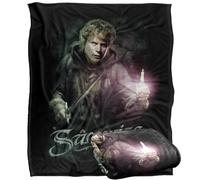 LOGOVISION Lord of The Rings Samwise The Brave Manta súper Suave con Tacto Sedoso - 152 x 127 cm