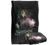 LOGOVISION Lord of The Rings Samwise The Brave Manta súper Suave con Tacto Sedoso - 91 x 147 cm