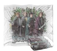 LOGOVISION Lord of The Rings Vintage Hobbits Manta súper Suave con Tacto Sedoso - 152 x 127 cm