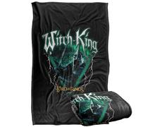 LOGOVISION Lord of The Rings Witchking Heavy Metal Manta súper Suave con Tacto Sedoso - 91 x 147 cm