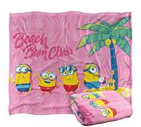 LOGOVISION Minions Beach Bum Club Manta súper Suave con Tacto Sedoso - 152 x 127 cm
