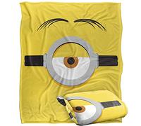 LOGOVISION Minions Blanket, 152 x 127 cm, Stuart Face Silky Touch Super Soft Throw Blanket