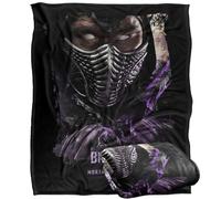 LOGOVISION Mortal Kombat 2 Bihan Portrait Manta súper Suave con Tacto Sedoso - 152 x 127 cm