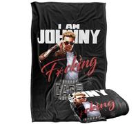 LOGOVISION Mortal Kombat 2 I Am Johnny Cage Manta súper Suave con Tacto Sedoso - 91 x 147 cm