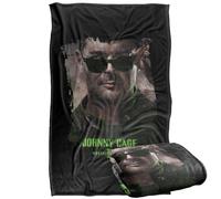 LOGOVISION Mortal Kombat 2 Johnny Cage Portrait Manta súper Suave con Tacto Sedoso - 91 x 147 cm