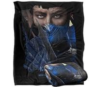 LOGOVISION Mortal Kombat 2 Kitana Portrait Manta súper Suave con Tacto Sedoso - 152 x 127 cm
