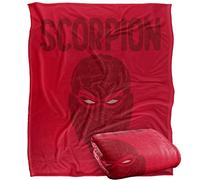 LOGOVISION Mortal Kombat 9 Scorpion Icon Manta súper Suave con Tacto Sedoso - 152 x 127 cm