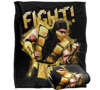 LOGOVISION Mortal Kombat Klassic Fight! Manta súper Suave con Tacto Sedoso - 152 x 127 cm