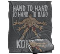LOGOVISION Mortal Kombat Klassic Goto Hand To Hand Kombat Manta súper Suave con Tacto Sedoso - 152 x 127 cm