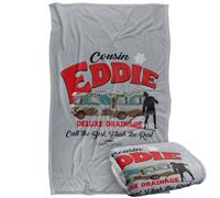 LOGOVISION National Lampoon's Christmas Vacation Cousin Eddie Deluxe Drainage Manta súper Suave con Tacto Sedoso - 91 x 147 cm