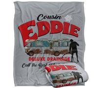 LOGOVISION National Lampoon's Christmas Vacation Cousin Eddie Deluxe Drainage Manta súper Suave con Tacto Sedoso - 152 x 127 cm