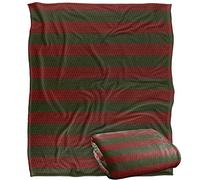 LOGOVISION Nightmare on ELM Street Blanket, 152 x 127 cm Freddy Sweater Pattern Silky Touch Super Soft Throw Blanket