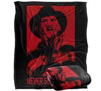 LOGOVISION Nightmare On ELM Street Never Sleep Again Manta súper Suave con Tacto Sedoso - 152 x 127 cm