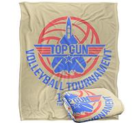 LOGOVISION Paramount - Top Gun Volleyball Tournament Manta súper Suave con Tacto Sedoso - 152 x 127 cm
