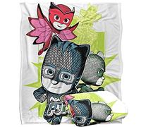 LOGOVISION PJ Masks Comic Group Splash - Manta de Tacto Sedoso, 152 x 127 cm