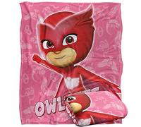 LOGOVISION PJ Masks Owlette Character Manta súper Suave con Tacto Sedoso - 152 x 127 cm