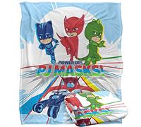 LOGOVISION PJ Masks Power Up Group Manta súper Suave con Tacto Sedoso - 152 x 127 cm