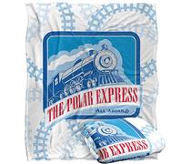 LOGOVISION Polar Express Train Tracks Silky Touch Super Soft Throw Blanket 152 x 127 cm