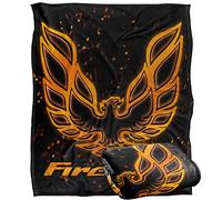 LOGOVISION Pontiac Manta de 152 x 127 cm, diseño de águila Firebird con Logotipo de águila y Tacto Sedoso, Manta súper Suave