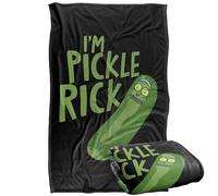 LOGOVISION Rick and Morty I'm Pickle Rick Manta súper Suave con Tacto Sedoso - 91 x 147 cm