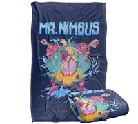 LOGOVISION Rick and Morty Mr. Nimbus Design Manta súper Suave con Tacto Sedoso - 91 x 147 cm