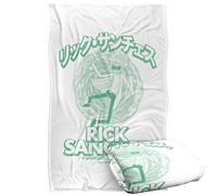 LOGOVISION Rick and Morty, Rick Manga Mono Manta súper Suave con Tacto Sedoso - 91 x 147 cm