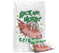 LOGOVISION Rick and Morty Rick's Ship Comic Manta súper Suave con Tacto Sedoso - 91 x 147 cm