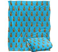 LOGOVISION Scooby-Doo Character Pattern Manta súper Suave con Tacto Sedoso - 152 x 127 cm