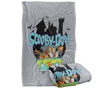 LOGOVISION Scooby Doo! Drive! Mystery Machine Manta súper Suave con Tacto Sedoso - 91 x 147 cm