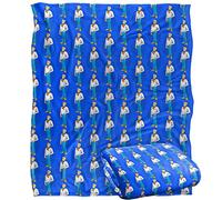 LOGOVISION Scooby-Doo Fred Character Pattern Manta súper Suave con Tacto Sedoso - 152 x 127 cm