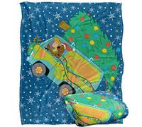 LOGOVISION Scooby Doo! Oh Christmas Tree Van Manta súper Suave con Tacto Sedoso - 152 x 127 cm