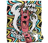 LOGOVISION Scooby Doo! Ruh Roh Ghosts Manta súper Suave con Tacto Sedoso - 152 x 127 cm