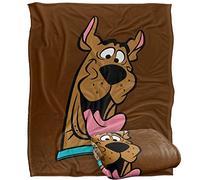 LOGOVISION Scooby Doo! Scooby Happy Manta súper Suave con Tacto Sedoso - 152 x 127 cm