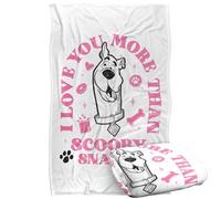 LOGOVISION Scooby Doo Scooby Snacks Valentine Manta súper Suave con Tacto Sedoso - 91 x 147 cm