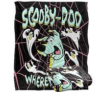 LOGOVISION Scooby Doo! Spooky Ghosts Manta súper Suave con Tacto Sedoso - 152 x 127 cm