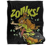 LOGOVISION Scooby Doo! Zoinks Manta súper Suave con Tacto Sedoso - 152 x 127 cm