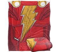 LOGOVISION Shazam! Fury of The Gods Chest Manta súper Suave con Tacto Sedoso - 152 x 127 cm