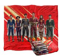 LOGOVISION Shazam! Fury of The Gods Family Group Shot Manta súper Suave con Tacto Sedoso - 152 x 127 cm
