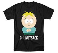 LOGOVISION South Park Oh Nutsack T Shirt, Black Camiseta, Negro, 3XL Unisex Adulto