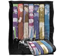 LOGOVISION Suicide Squad Isekai Line Up Manta súper Suave con Tacto Sedoso - 152 x 127 cm