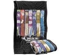 LOGOVISION Suicide Squad Isekai Line Up Manta súper Suave con Tacto Sedoso - 91 x 147 cm