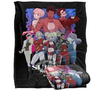 LOGOVISION Suicide Squad Isekai Ready To Fight Manta súper Suave con Tacto Sedoso - 152 x 127 cm